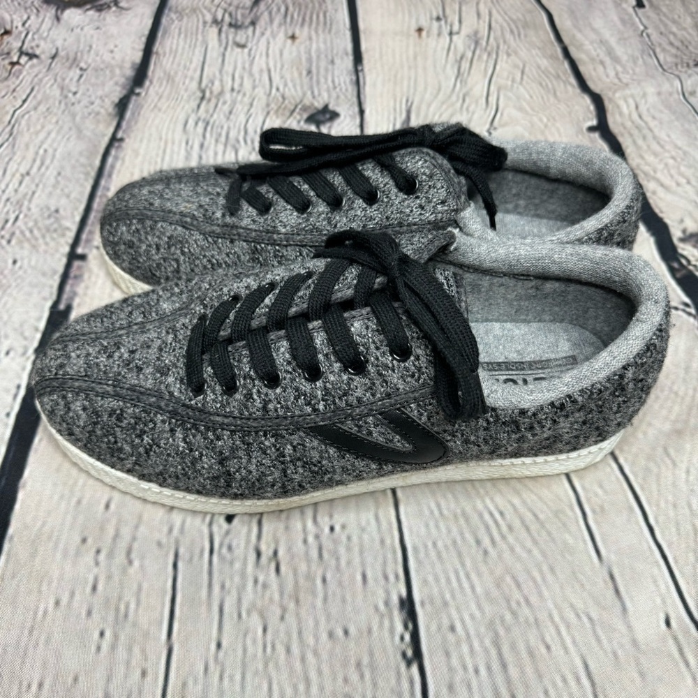 Tretorn Gray and Black Sneakers - Picture 6 of 11